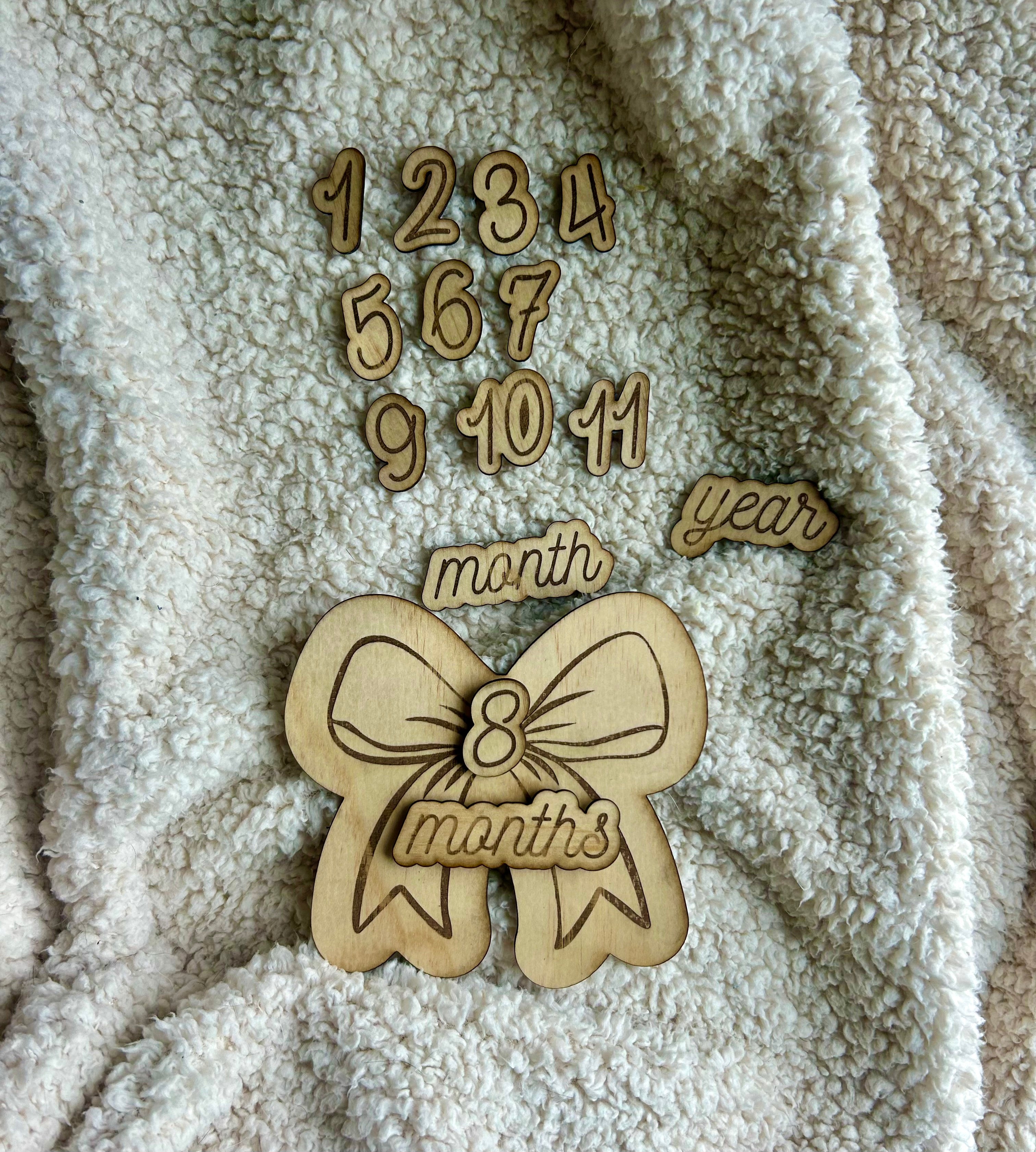 Sweetheart Bow Baby Milestones
