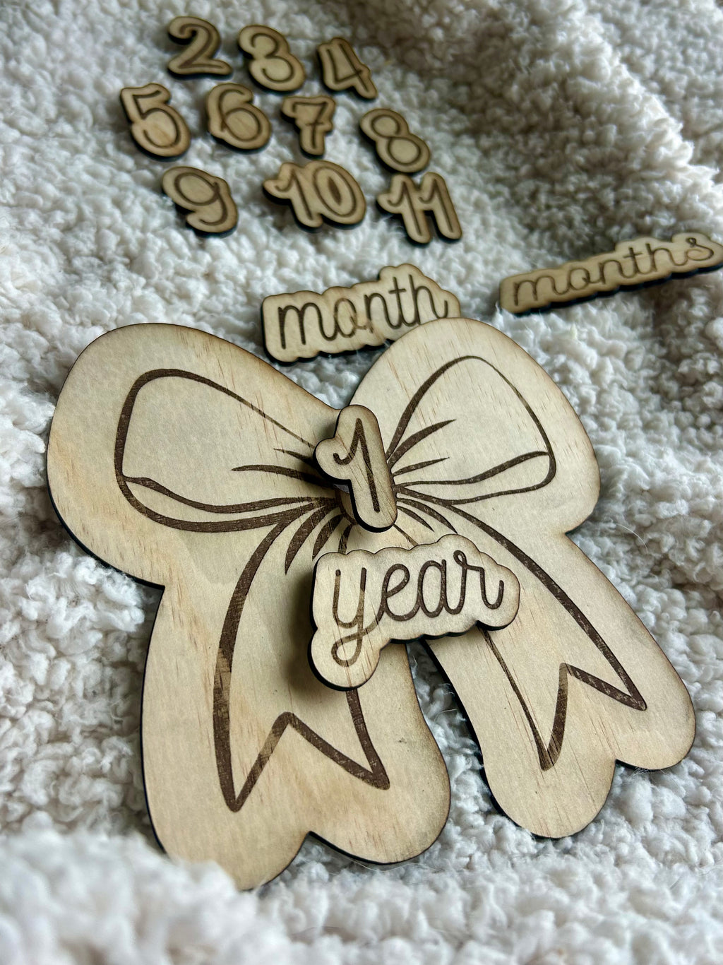 Sweetheart Bow Baby Milestones