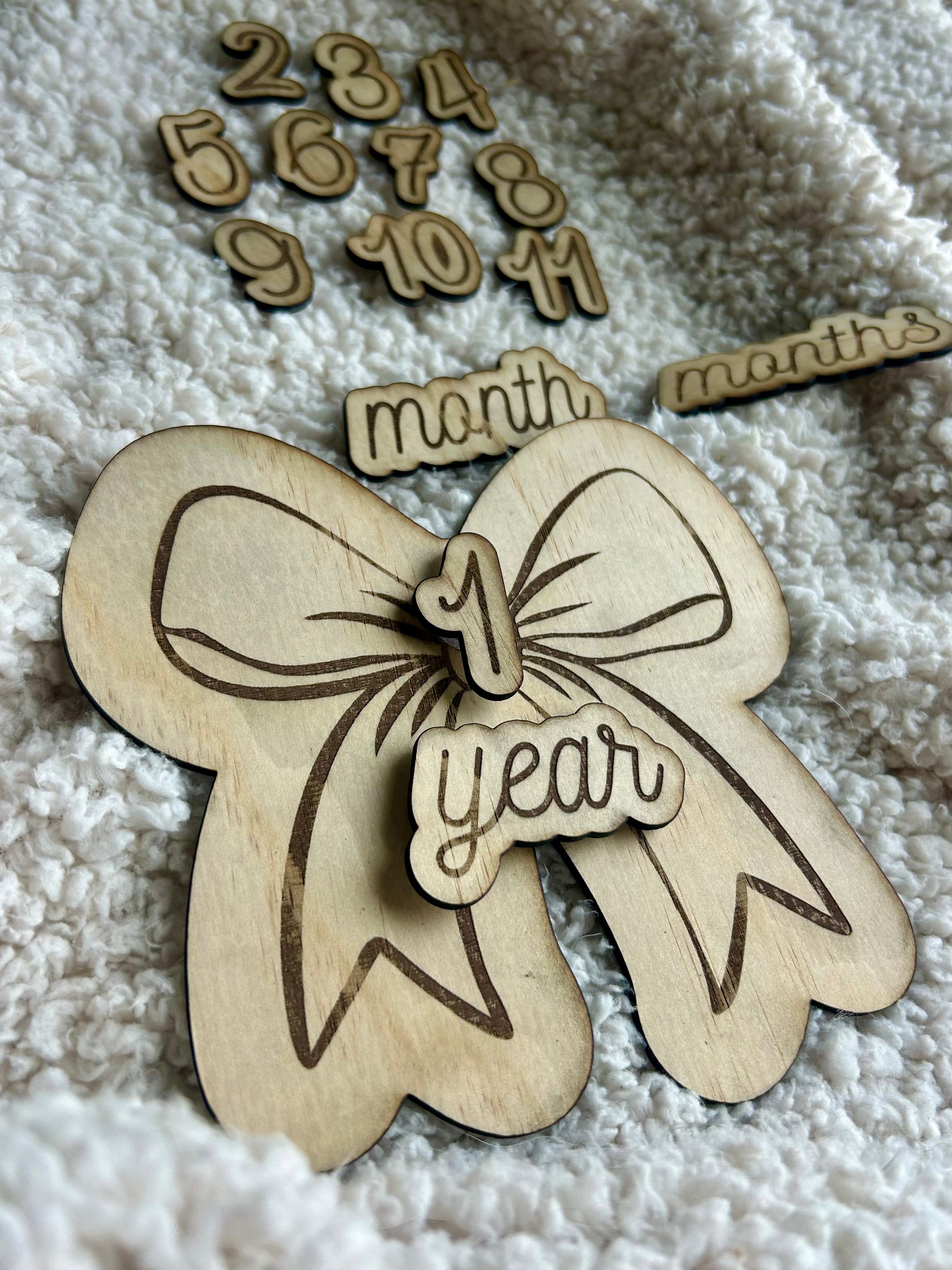 Sweetheart Bow Baby Milestones