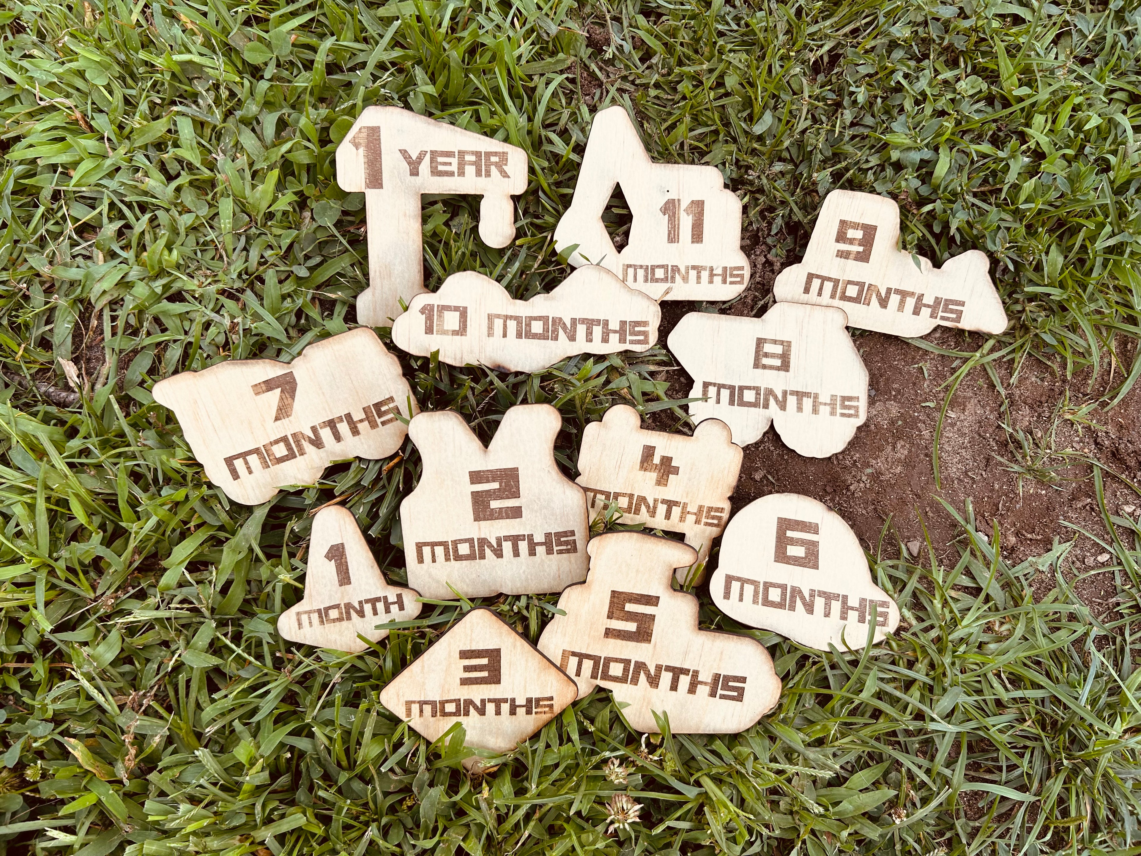 Construction Baby Monthly Milestones