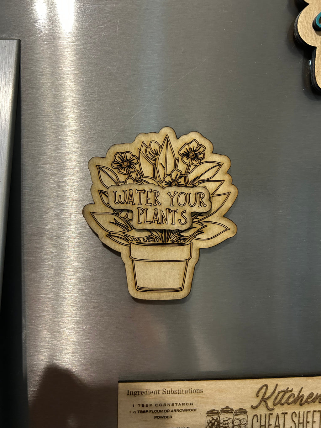 Water your Plants Reminder Fridge Magnet