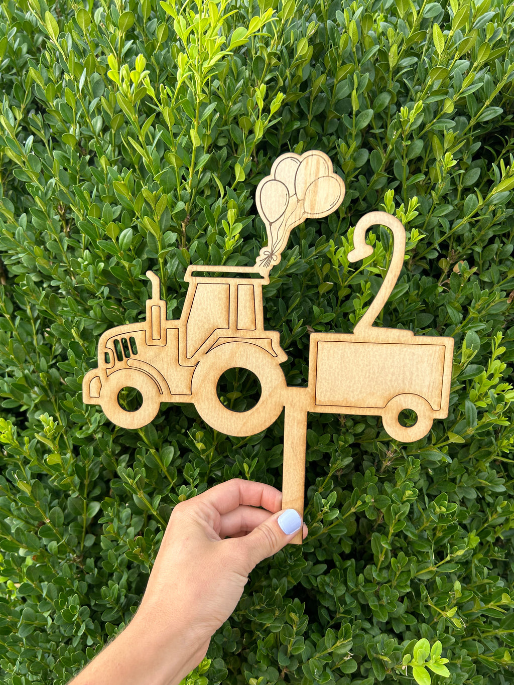 Tractor Birthday Cake Topper