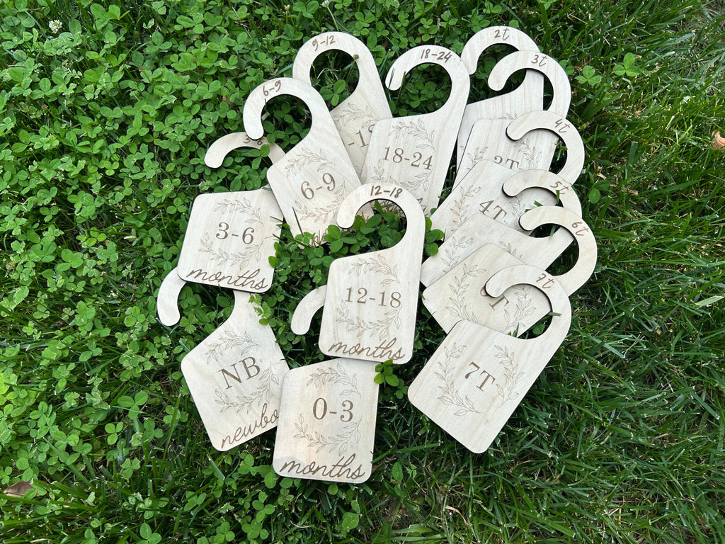 Greenery Infant Clothing Dividers