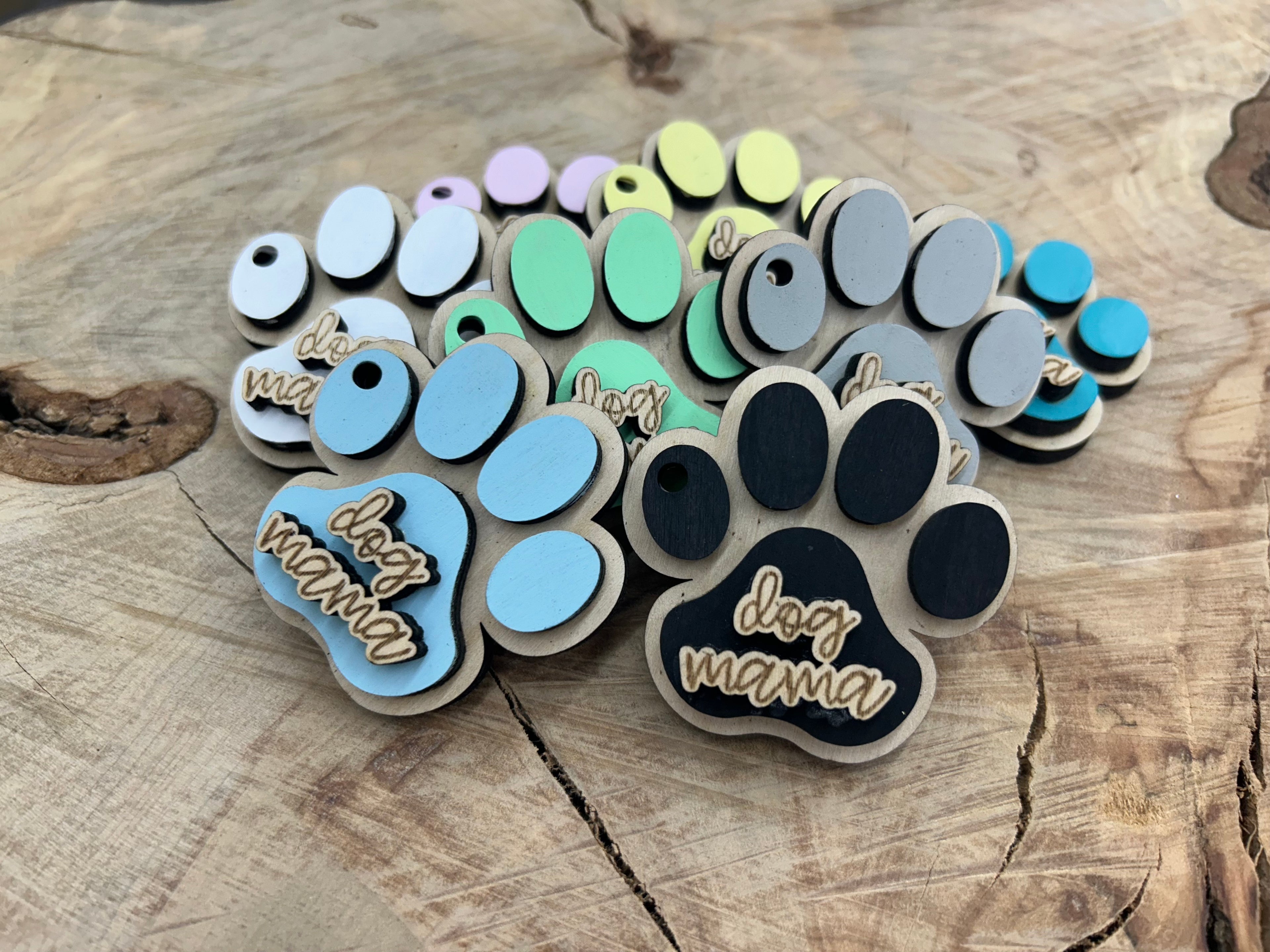 Dog Mama Keychain