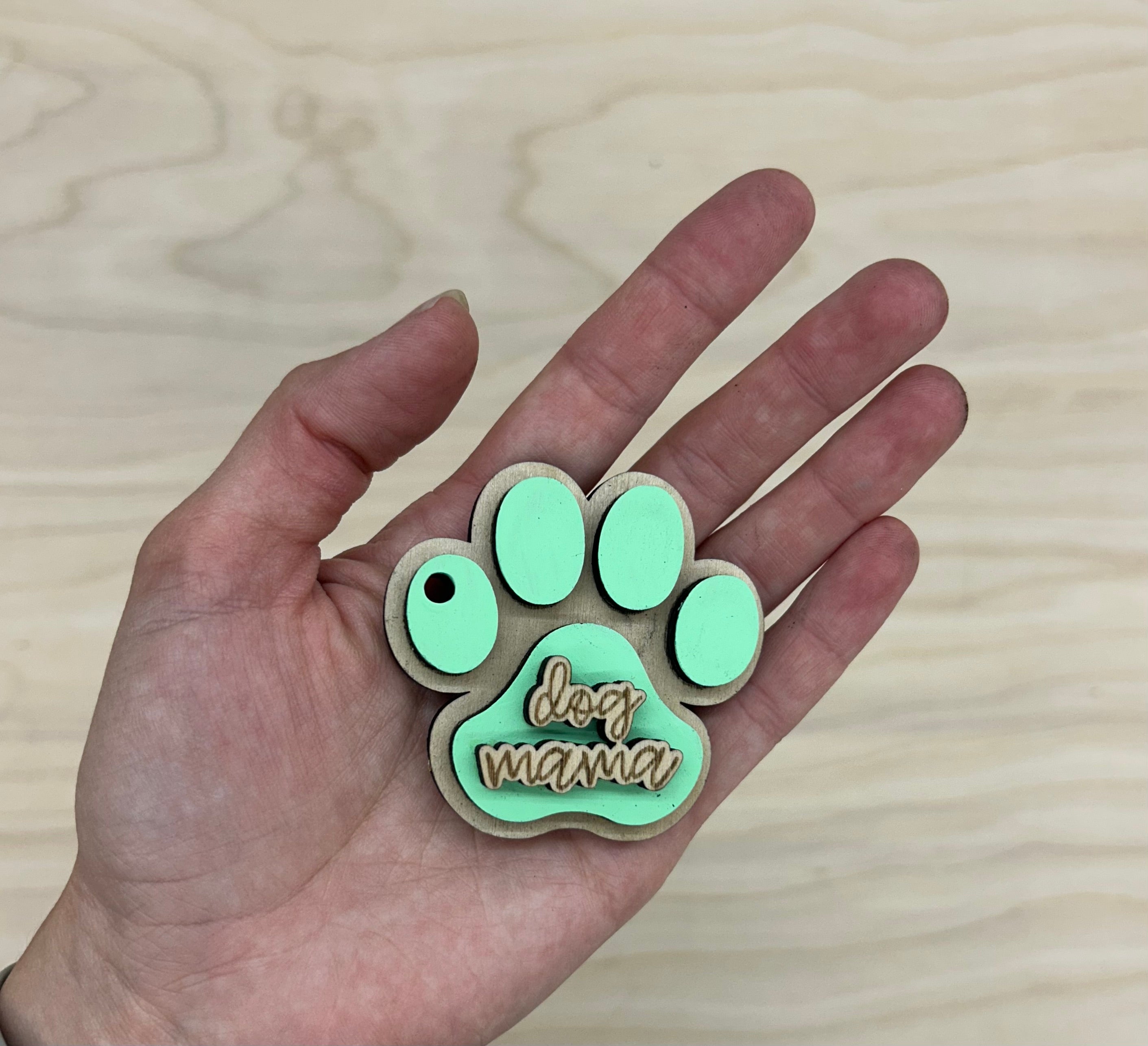 Dog Mama Keychain