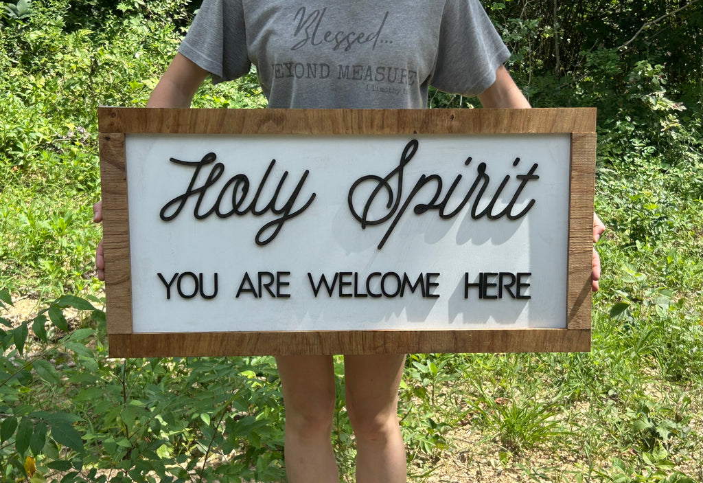 Holy Spirit Wood Wall Art