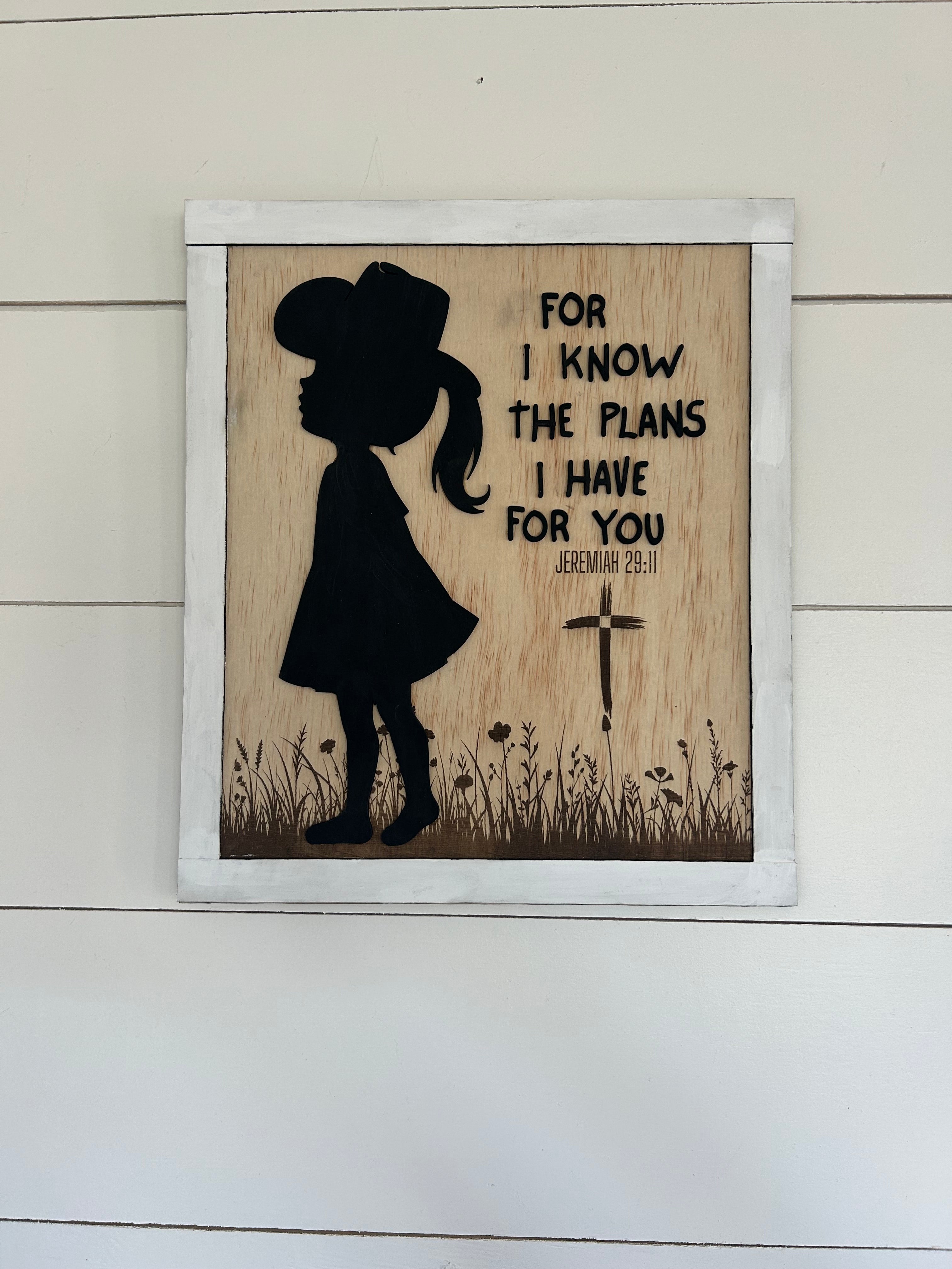 Cowgirl Bible Verse Sign